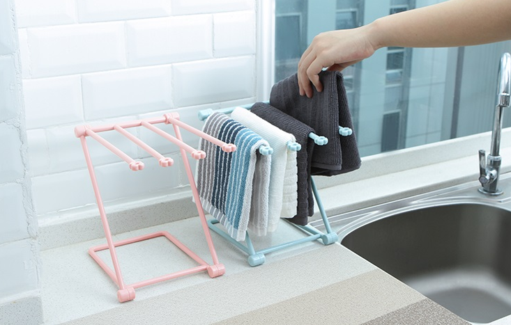 Foldable discloth shelf organizer