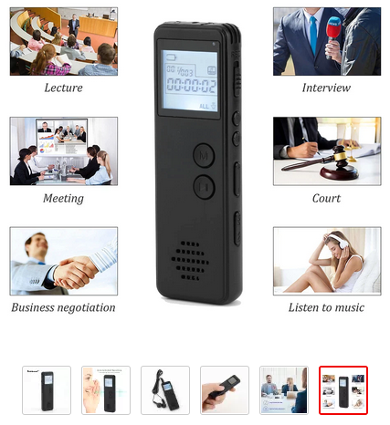 Long Distance MP3 Digital Voice Recorder