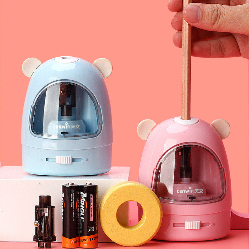 Electric Pencil Sharpener Stationery Set